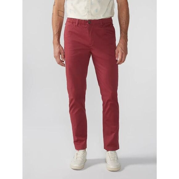 NWOT Chubbies The Cabernets Originals Stretch Twill Pants Size Medium - Picture 1 of 8